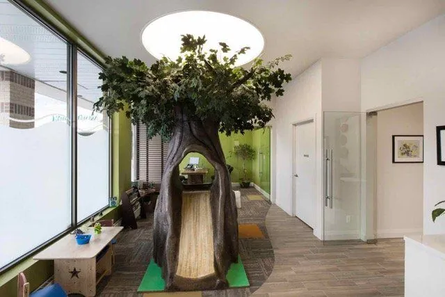 Play zone for kids in the waiting area
